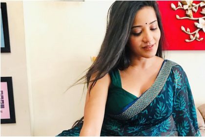 Bhojpuri actress Monalisa saree photos went viral on internet