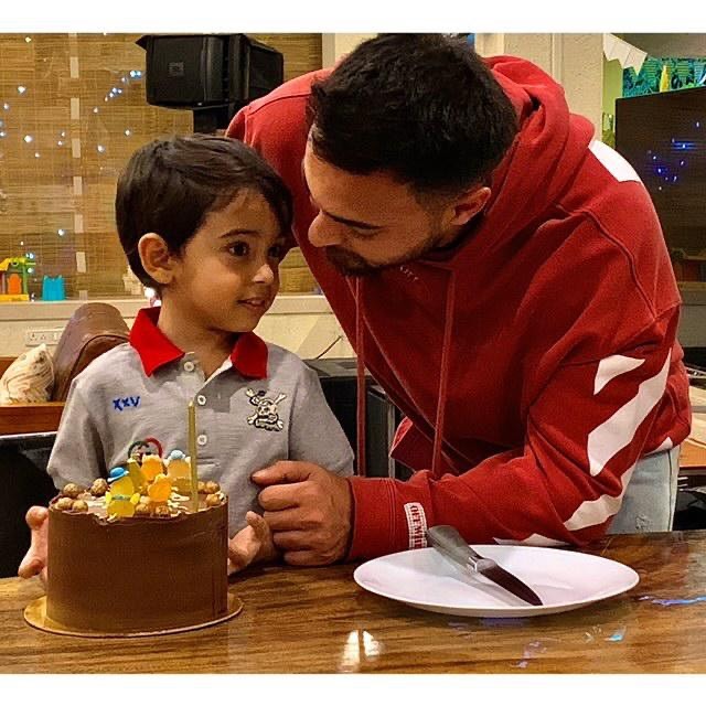 Ahil Sharma birthday photos