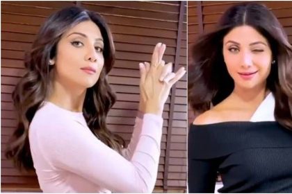 Tiktok Viral Video: Shilpa Shetty Kundra wink like Priya Prakash Varrier in TikTok Video