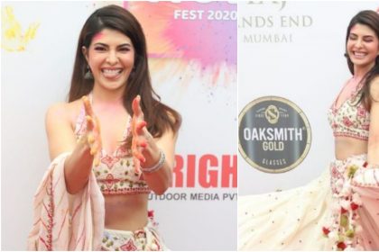 Jacqueline Fernandez Photos: जैकलीन की होली पार्टी से तस्वीरों ने मचाया धमाल, देखें तस्वीरें