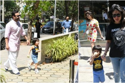 Taimur Photos: करीना-सैफ के साथ तैमूर अली खान मस्ती भरे अंदाज में आए नजर, देखें तस्वीरें