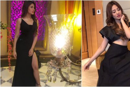 Mahira Sharma Photos: माहिरा शर्मा ने Black ड्रेस में ढाया कहर, देखें तस्वीरें