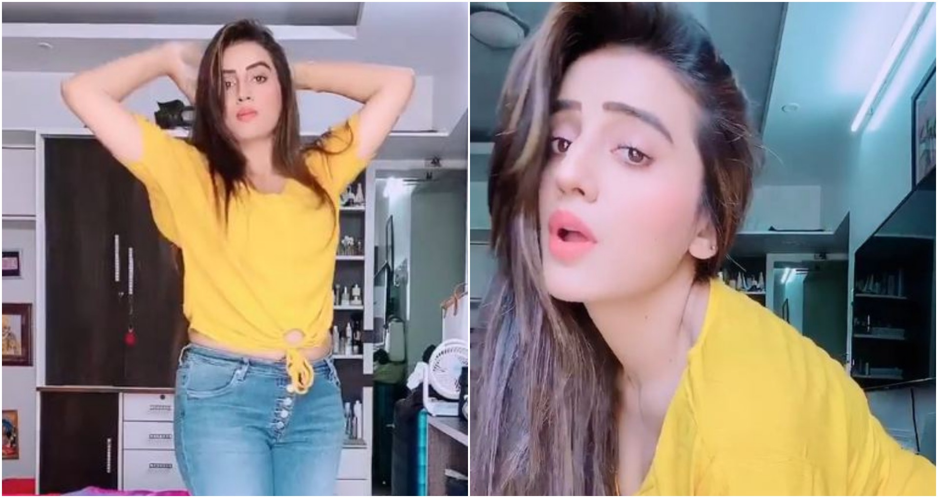 Akshara Singh Viral Video: अक्षरा सिंह Lockdown में घर में कर रही हैं डांस, वीडियो हो रहा वायरल