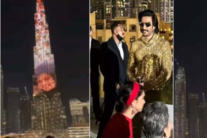 Ranveer singh on Burj Khalifa: बुर्ज खलीफा पर छाए रणवीर सिंह! दिखाई गई ’83’ की झलक, देखें वीडियो