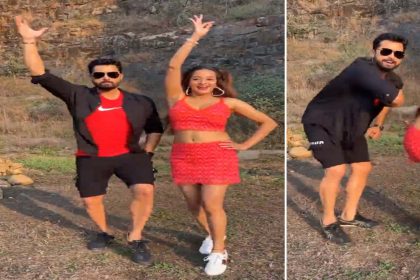 Monalisa Dance Video: मोनालिसा ने पति संग किया धांसू डांस, देखते ही देखते हो गया Viral