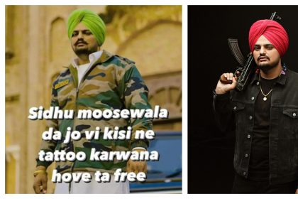 वर्ल्ड फेमस टैटू आर्टिस्ट Manjeet Tattooz इस तरह दे रहे हैं Sidhu Moose Wala को श्रद्धांजलि