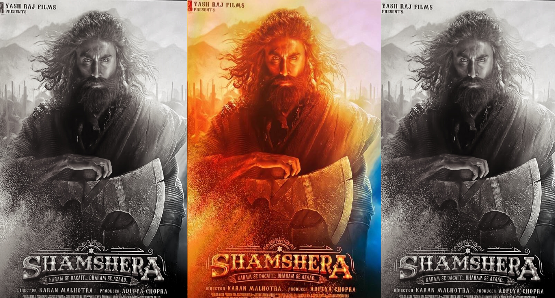 फटा पोस्टर निकला Ranbir, Shamshera के पोस्टर लांच पर Ranbir Kapoor ने फैंस को कर दिया सरप्राइज!!