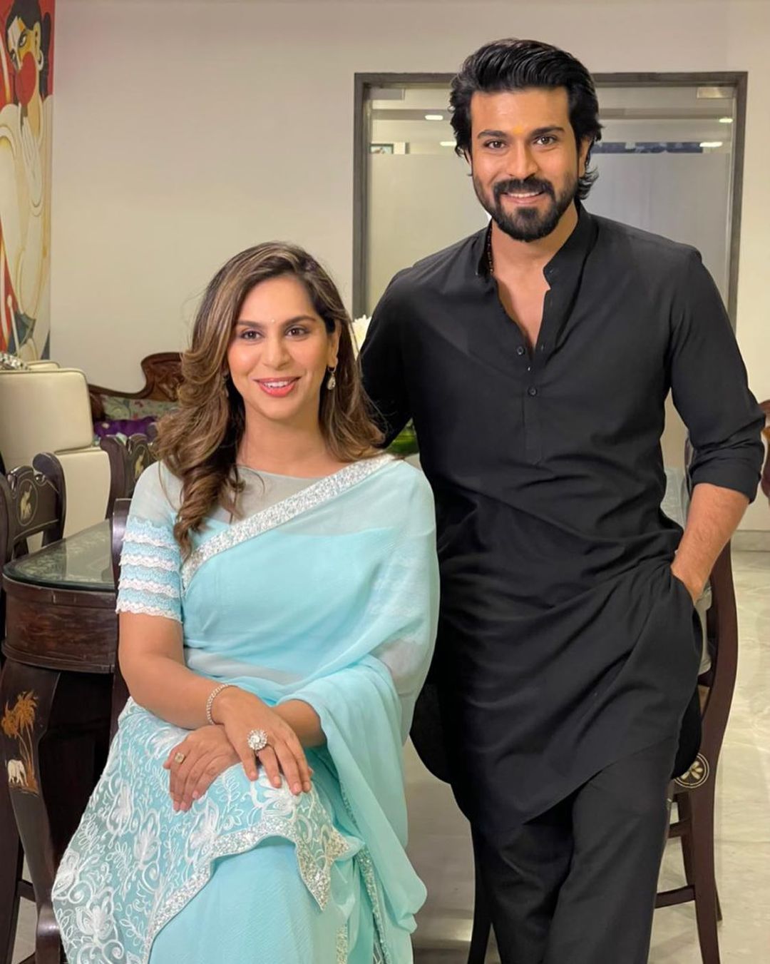 Ram Charan With Upasana Kamineni