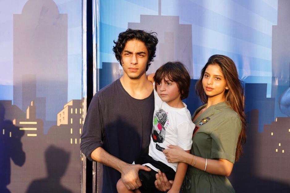 Aryan Khan, Suhana Khan With AbRam Khan