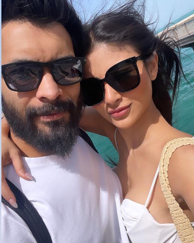 Mouni Roy With Suraj Nambiar