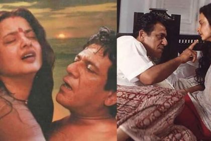 Rekha And Om Puri : ओम पुरी के साथ इंटीमेट सीन देते हुए इतनी बेकाबू हो गई थीं रेखा कि टूट गई थी कुर्सी