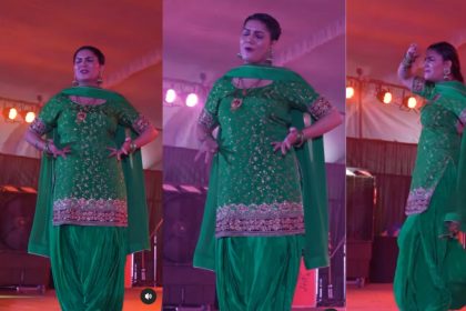 Sapna Choudhary Dance Video: सपना चौधरी ने मटकाई जोरदार कमर, वीडियो हुआ वायरल