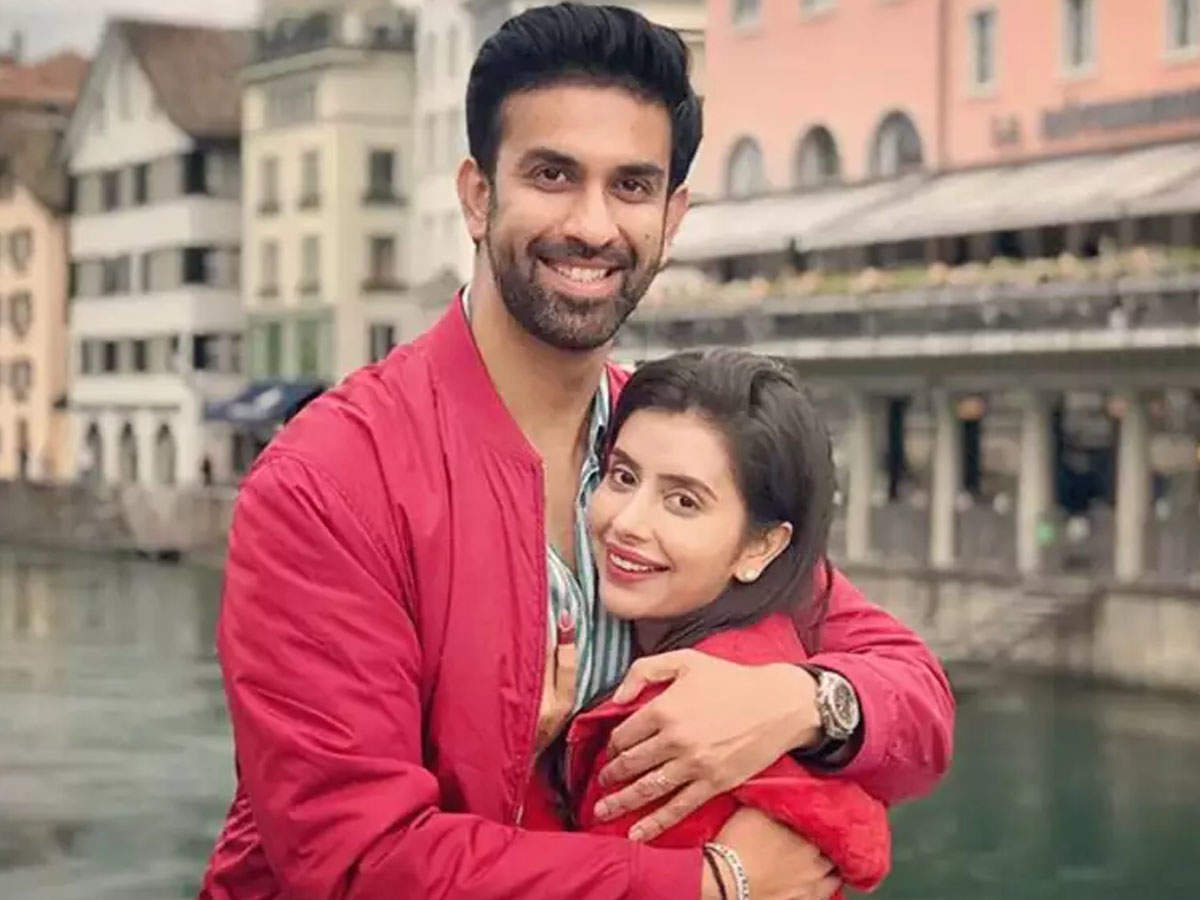 Charu Asopa and Rajeev Sen