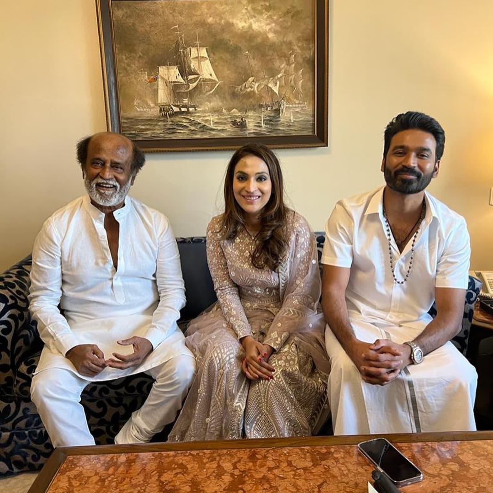 Dhanush With Aishwarya Rajinikanth