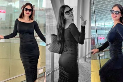 Neha Malik: नेहा मलिक ने बॉडीकॉन ड्रेस में एयरपोर्ट पर दिए सेक्सी पोज, नहीं हट पा रही लोगों की नजरें