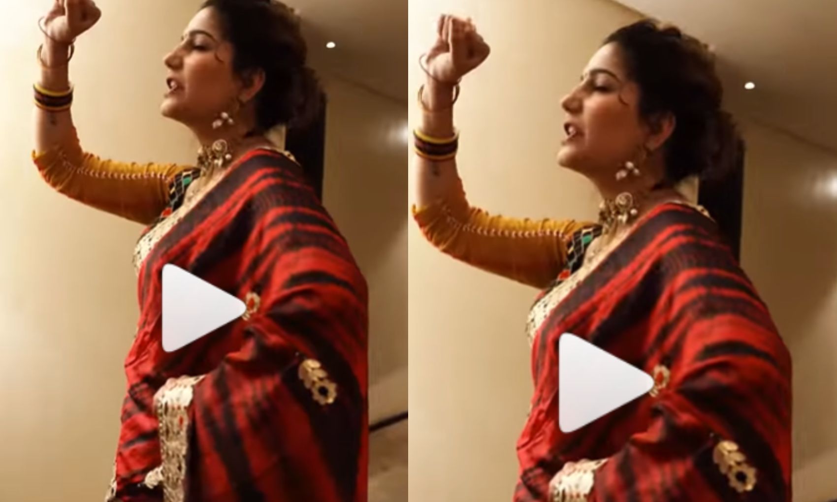 Sapna Choudhary Dance Video: सपना चौधरी ने एक बार फिर दिखाया अपने डांस का जादू, वीडियो हुआ वायरल