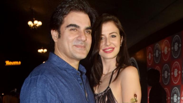 Giorgia Andriani and Arbaaz Khan