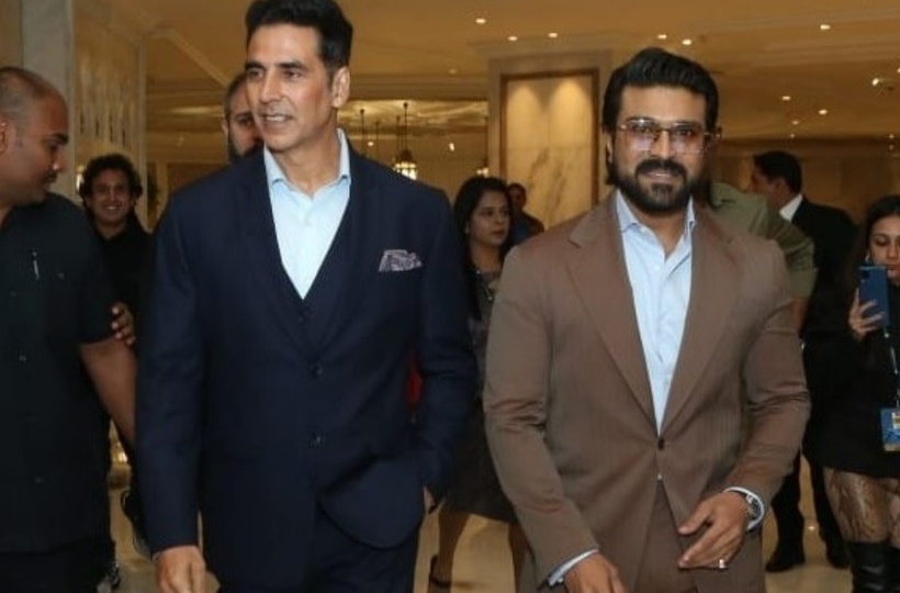 Ram Charan with Akshay Kumar