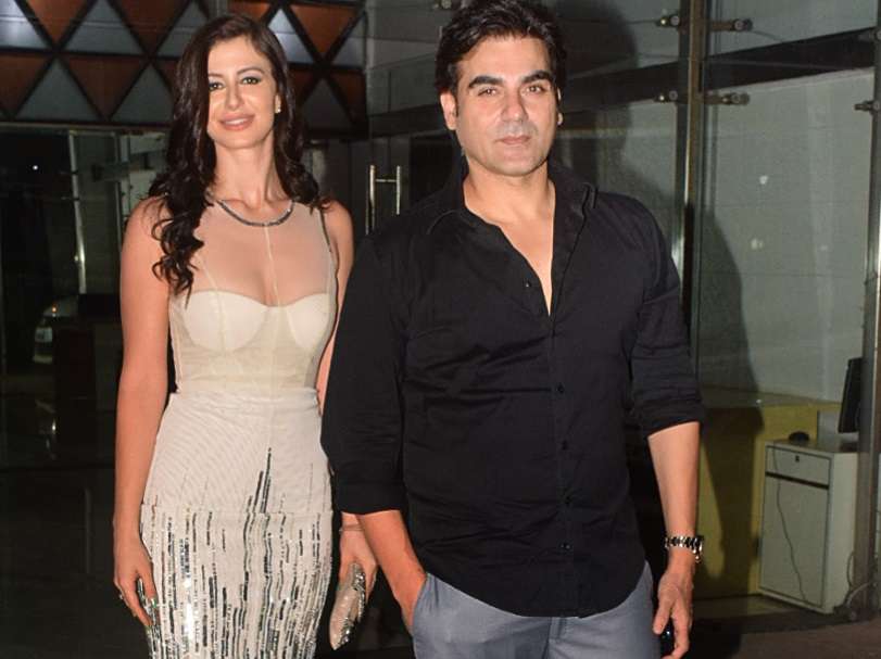 Giorgia Andriani and Arbaaz Khan