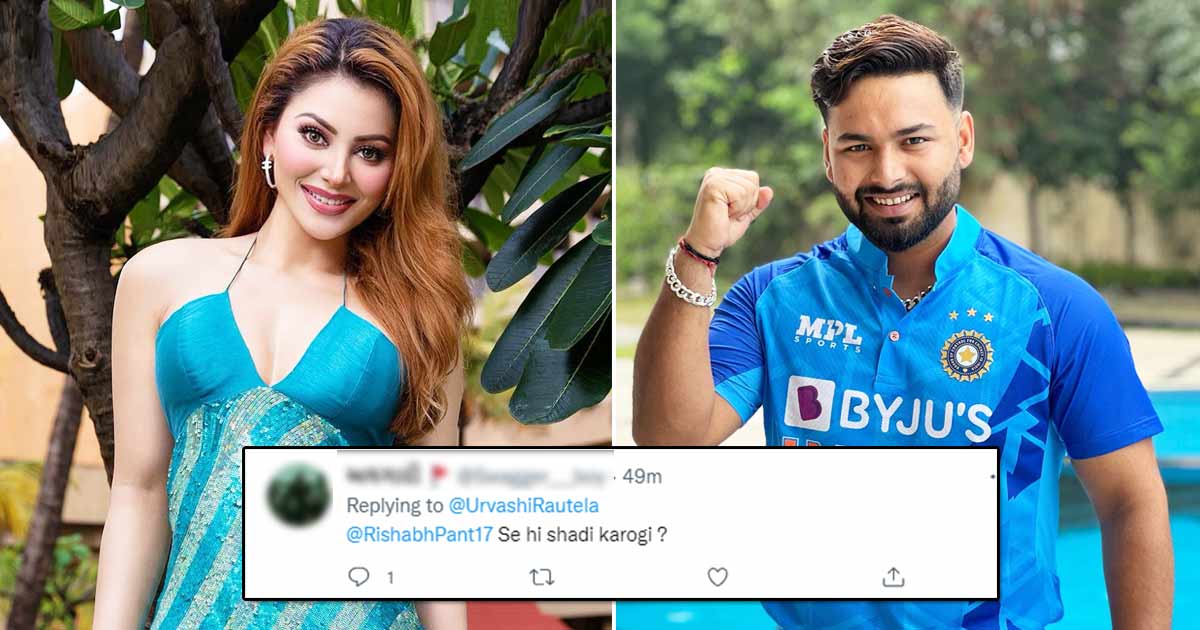 Urvashi Rautela and Rishabh Pant